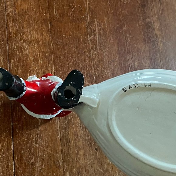 Vintage Santa Candy Trinket Dish - Picture 6 of 7